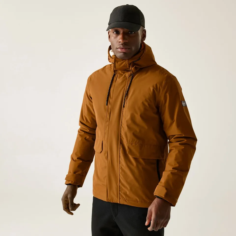 BRAND NEW REGATTA MEN'S STERLINGS WATERPROOF INSULATED JACKET | GLAZED GINGER 5XL