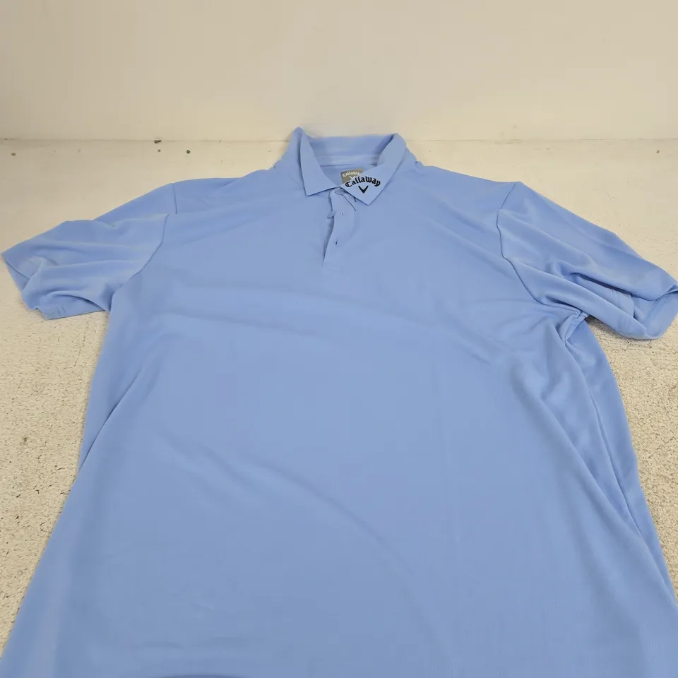 CALLAWAY OPTI-DRI POLO SHIRT – LIGHT BLUE – XXL