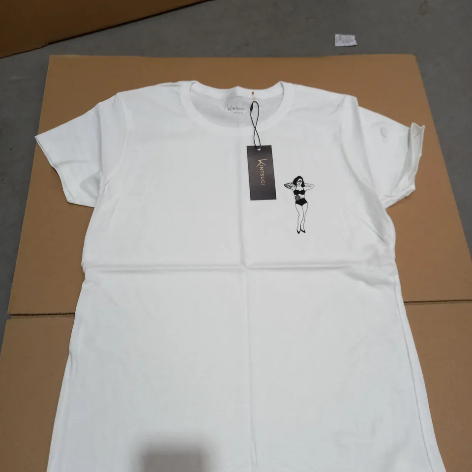 BOX OF APPROXIMATELY 10 ITEMS OF ASSORTED KINTSUGI T-SHIRTS TO INCLUDE; 5 X BLACK VERSION & 5 X WHITE VERSION 