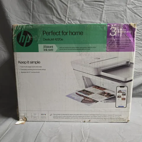 HP DESKJET 4220E ALL-IN-ONE PRINTER – BOXED