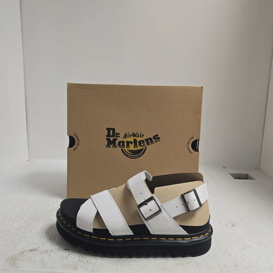 DR. MARTENS VOSS II WHITE HYDRO SANDALS – UK 6½ (EU 40)