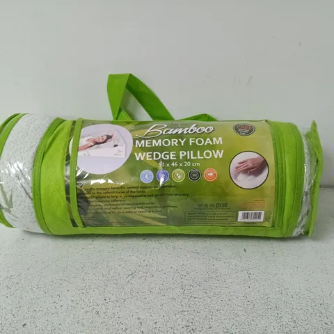 TWILITE BY GAVENO CAVAILIA BAMBOO MEMORY FOAM WEDGE PILLOW