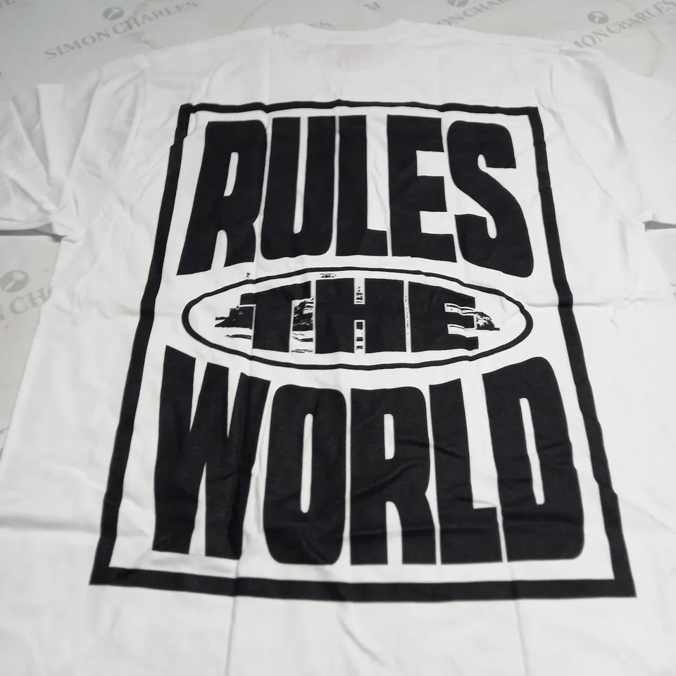 CORTEIZ RULES THE WORLD T-SHIRT SIZE M 