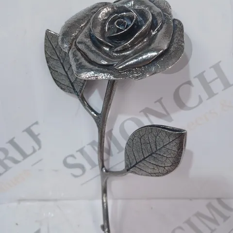 BOXED ENGLISH PEWTER COMPANY 10TH TIN ANNIVERSARY ROSE