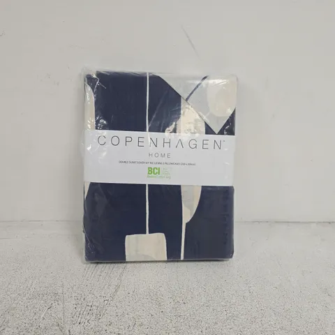 COPENHAGEN HOME DOUBLE DUVET SET INCLUDING 2 PILLOWCASES