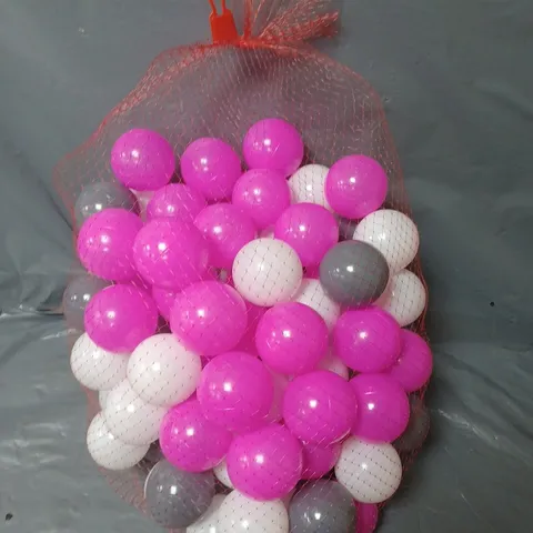 7 BAGS OF BALL PIT BALLS IN VARIOUS COLOURS