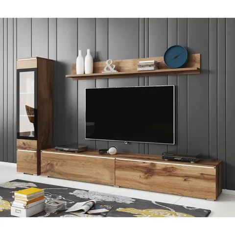 BOXED DORFMAN TV STAND FOR TVS UP TO 78" - WOTAN (2 BOXES)