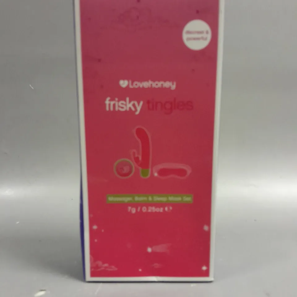 BOXED SEALED LOVEHONEY FRISKY TINGLES MASSAGER SET 