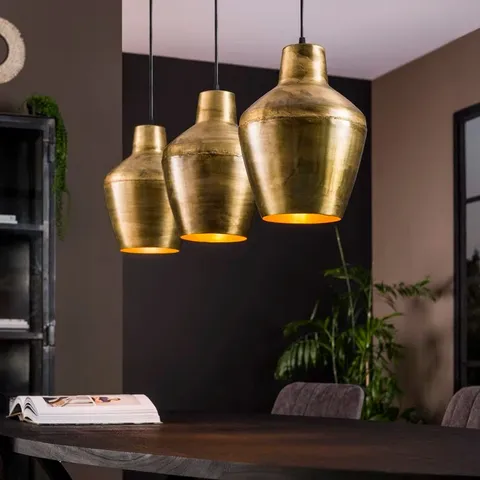 BOXED ABDULAH 3 TEARDROP PENDANT LIGHT 150CM (1 BOX)