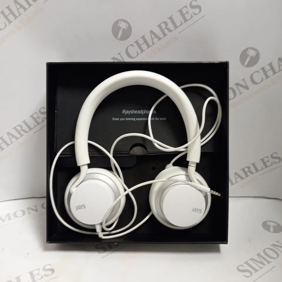 BOXED JAYS U-JAYS HEADPHONES WHITE