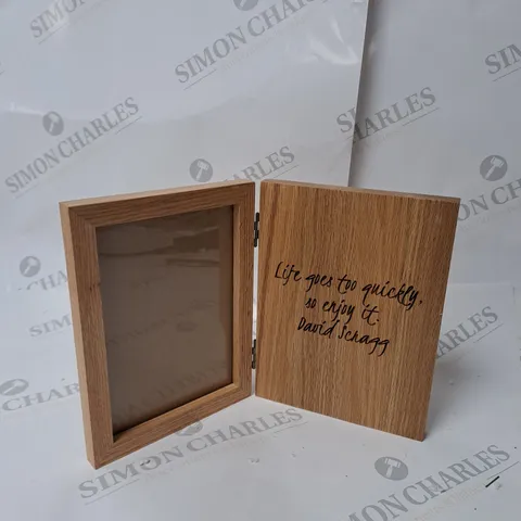 DESIGNER WOODEN BOOK PHOTO FRAME