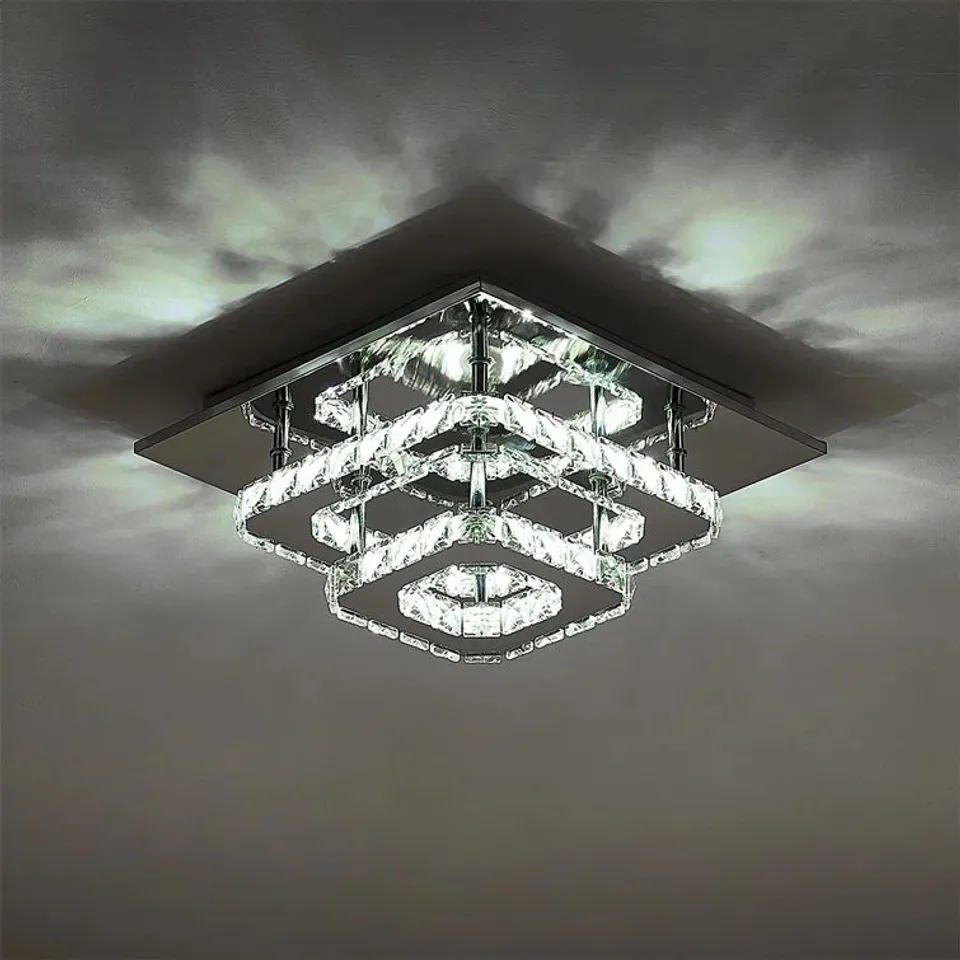 MADISON GLASS LED FLUSH MOUNT