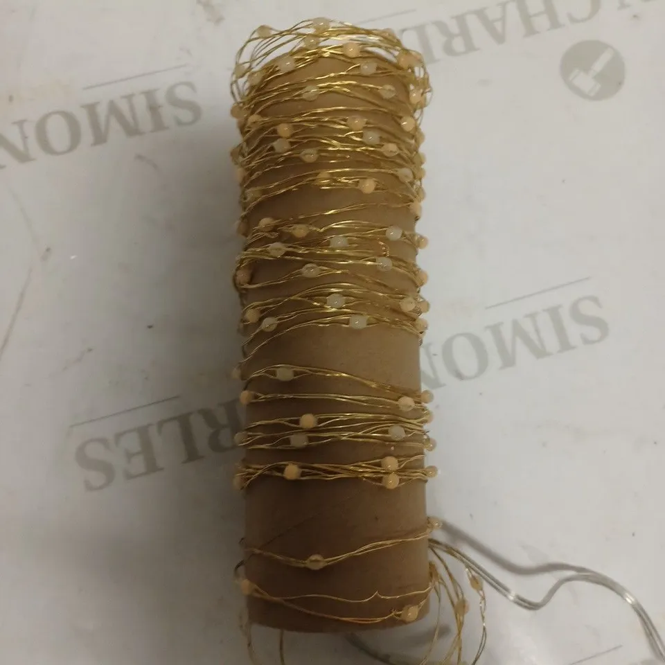BIG & BRIGHT WIRE LIGHTS WITH TIMER 160 WHITE LEDS