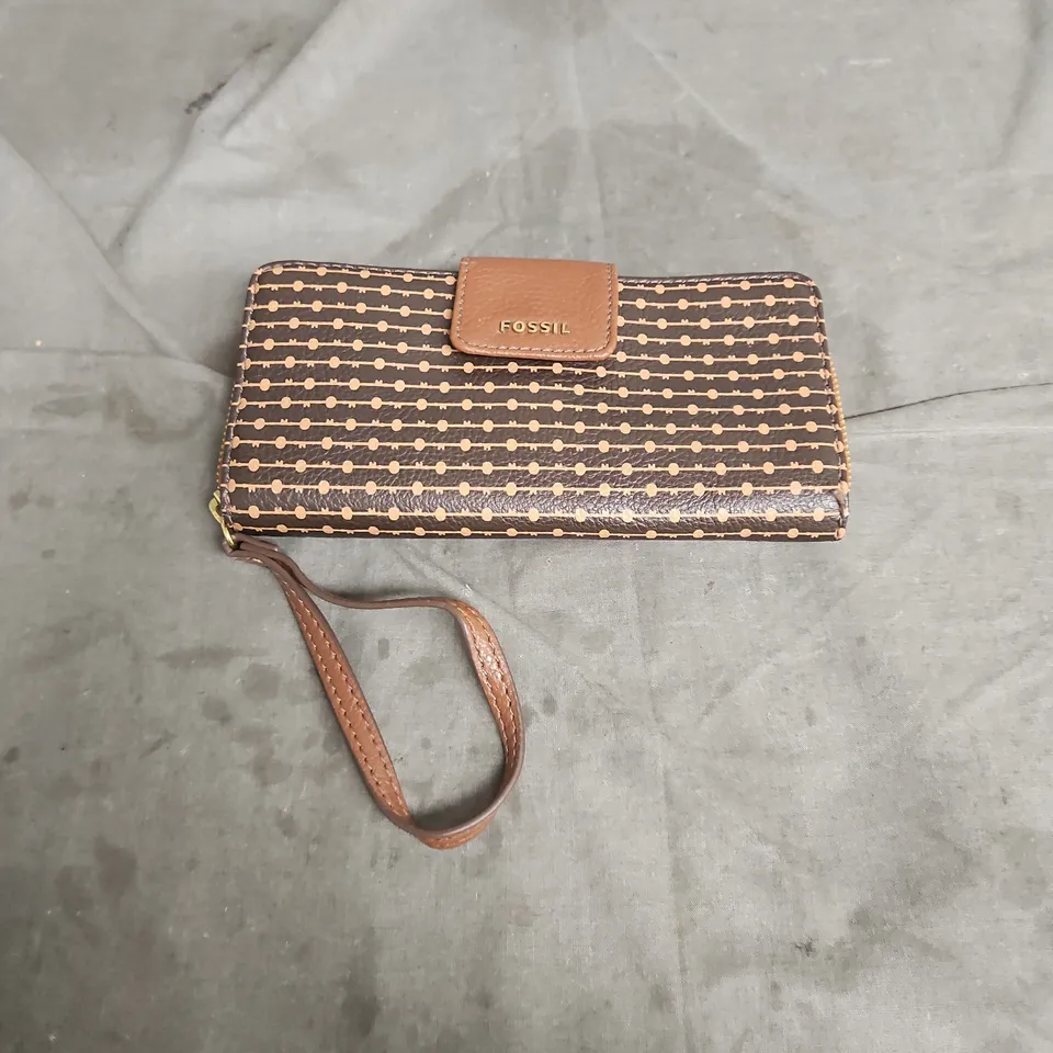 FOSSIL PURSE IN BROWN MIX ONE SIZE