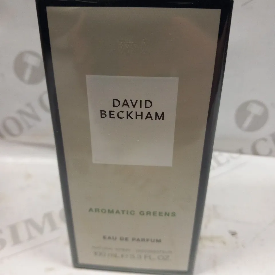 BOXED AND SEALED DAVID BECKHAM AROMATIC GREENS EAU DE PARFUM 100ML
