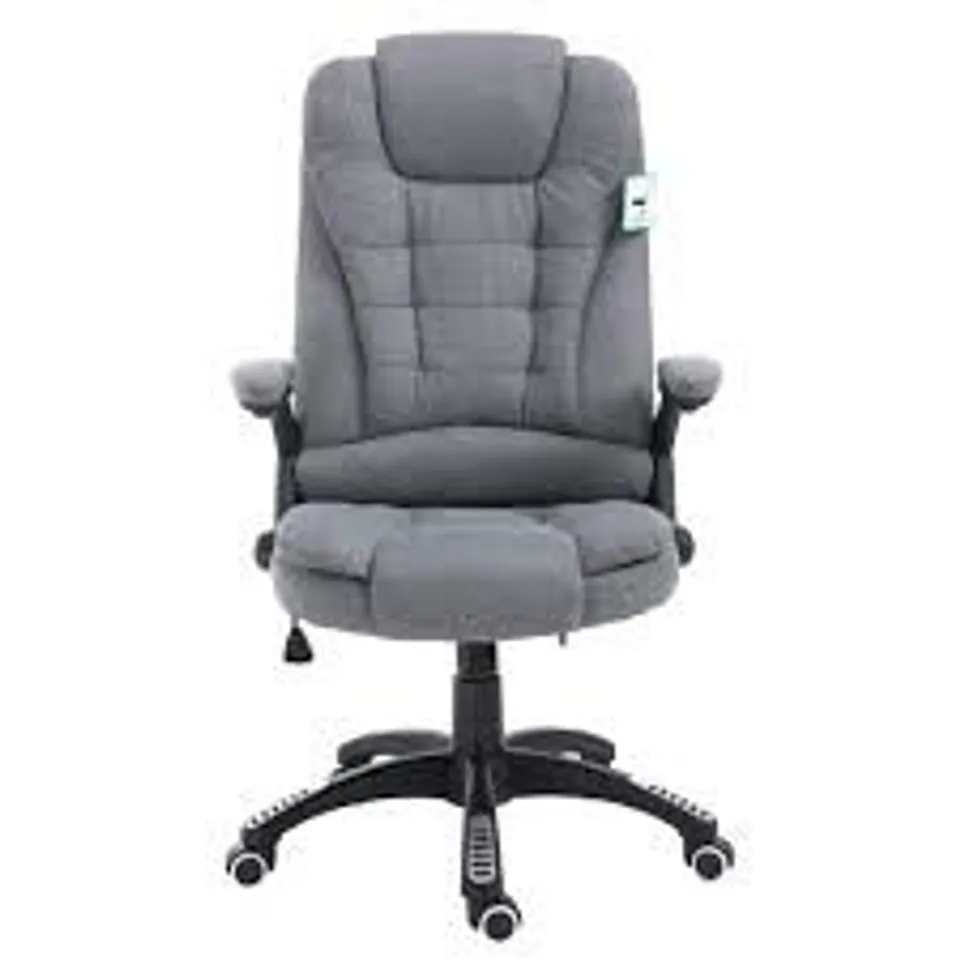 BOXED GIRTON EXECUTIVE CHAIR - GREY (1 BOX)
