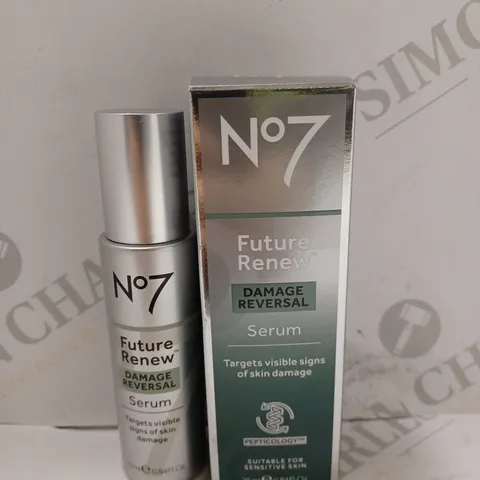 NO7 FUTURE RENEW: DAMAGE REVERSAL SERUM 25ML