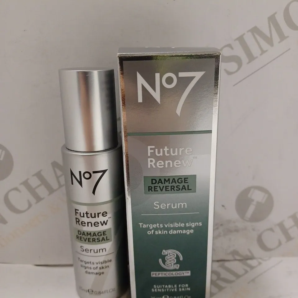 NO7 FUTURE RENEW: DAMAGE REVERSAL SERUM 25ML