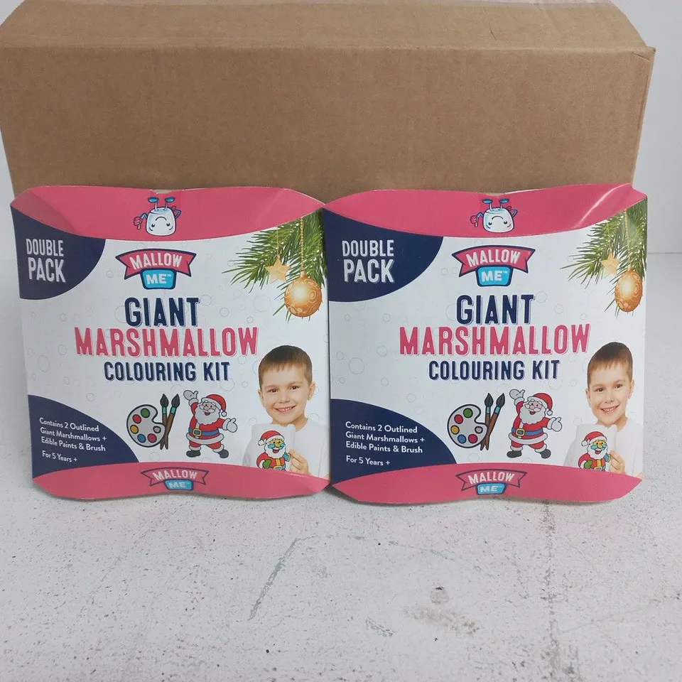 LOT OF 12 BRAND NEW MALLOW ME GIANT MARSHMELLOW COLOURING KITS