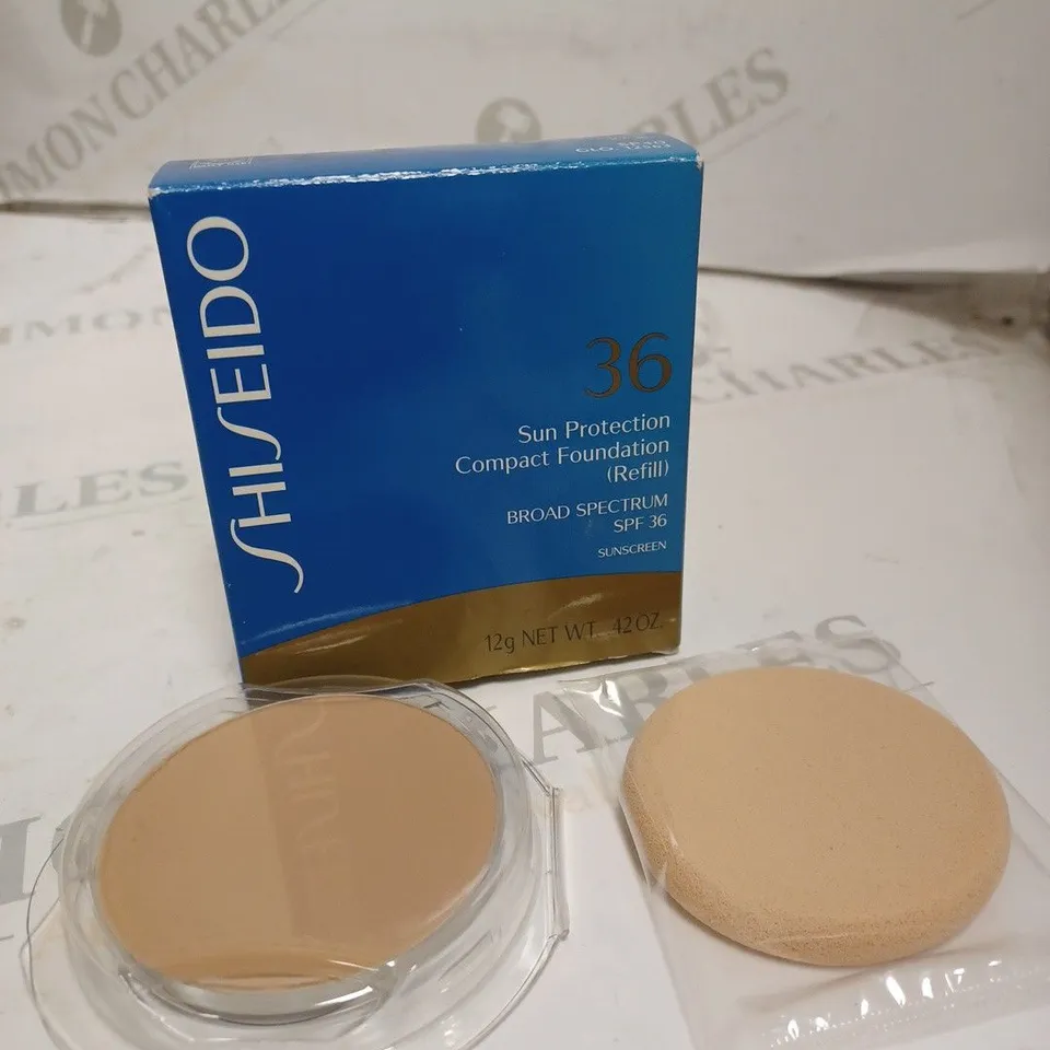 20 SHISEIDO SPF 36 SUN PROTECTION CONPACT FOUNDATION REFIL