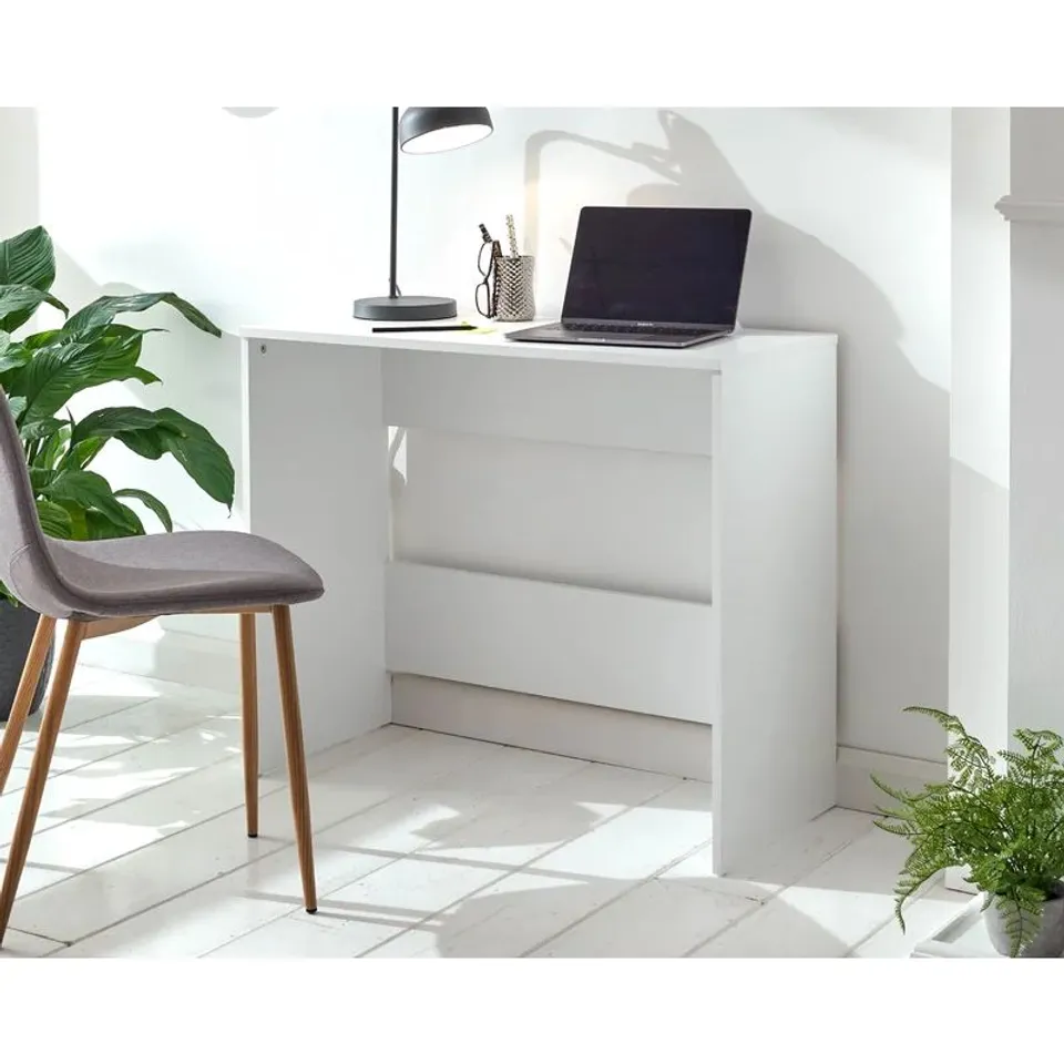 BOXED RIVOLI DESK - WHITE (1 BOX)