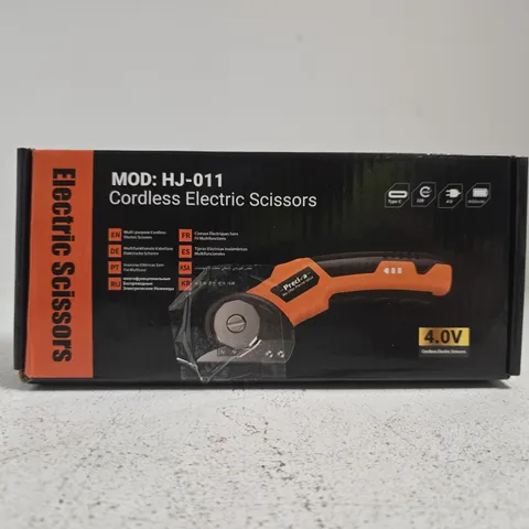 BOXED HJ-011 CORDLESS ELECTRIC SCHISSORS