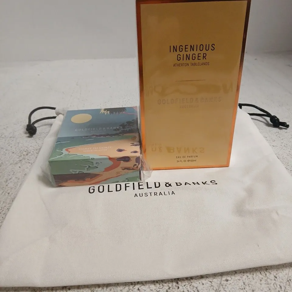SEALED GOLDFIELD AND BANKS INGENIOUS GINGER EAU DE PARFUM 100ML