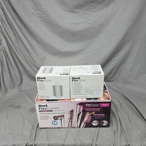 SHARK FLEXSTYLE + FLEXFUSION HAIR STYLING SYSTEM – BOXED SET (3 BOXES)