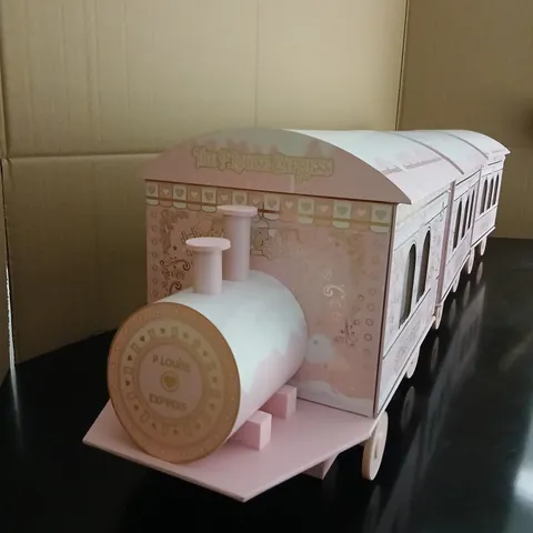 P.LOUISE EXPRESS ADVENT CALENDAR TRAIN – PINK COSMETIC CALENDAR (FRAGILE)