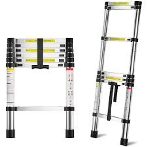 BOXED NEO 2.9M EXTENDABLE ALUMINIUM FOLDABLE TELESCOPIC LADDER (1 BOX)