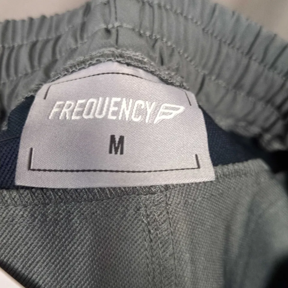 FREQUENCY TRACKSUIT BOTTOMS - MEN'S, SIZE M (GREY-BLUE)