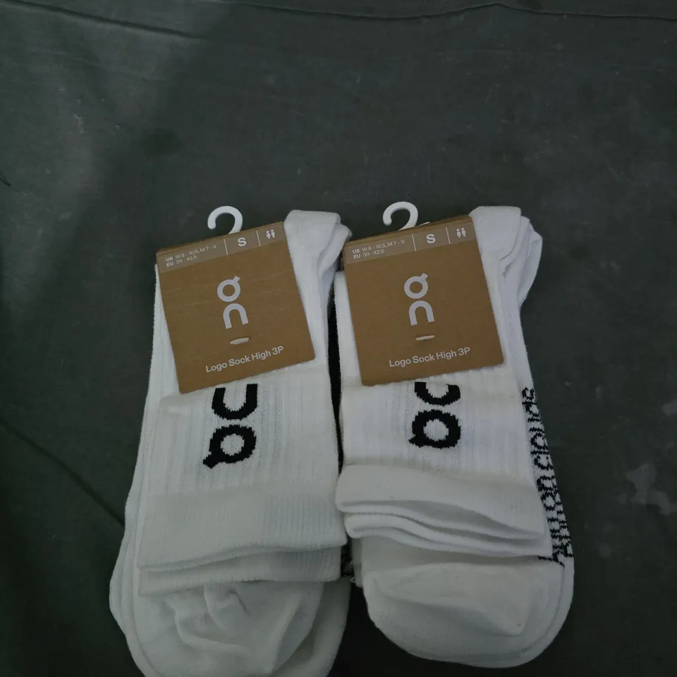 LOGO SOCK HIGH 3P WHITE SOCKS – PACK OF 2