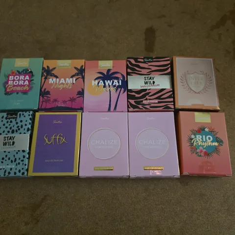 LOT OF 10 ASSORTED SEALED SENTIO 15ML EAU DE PARFUMS