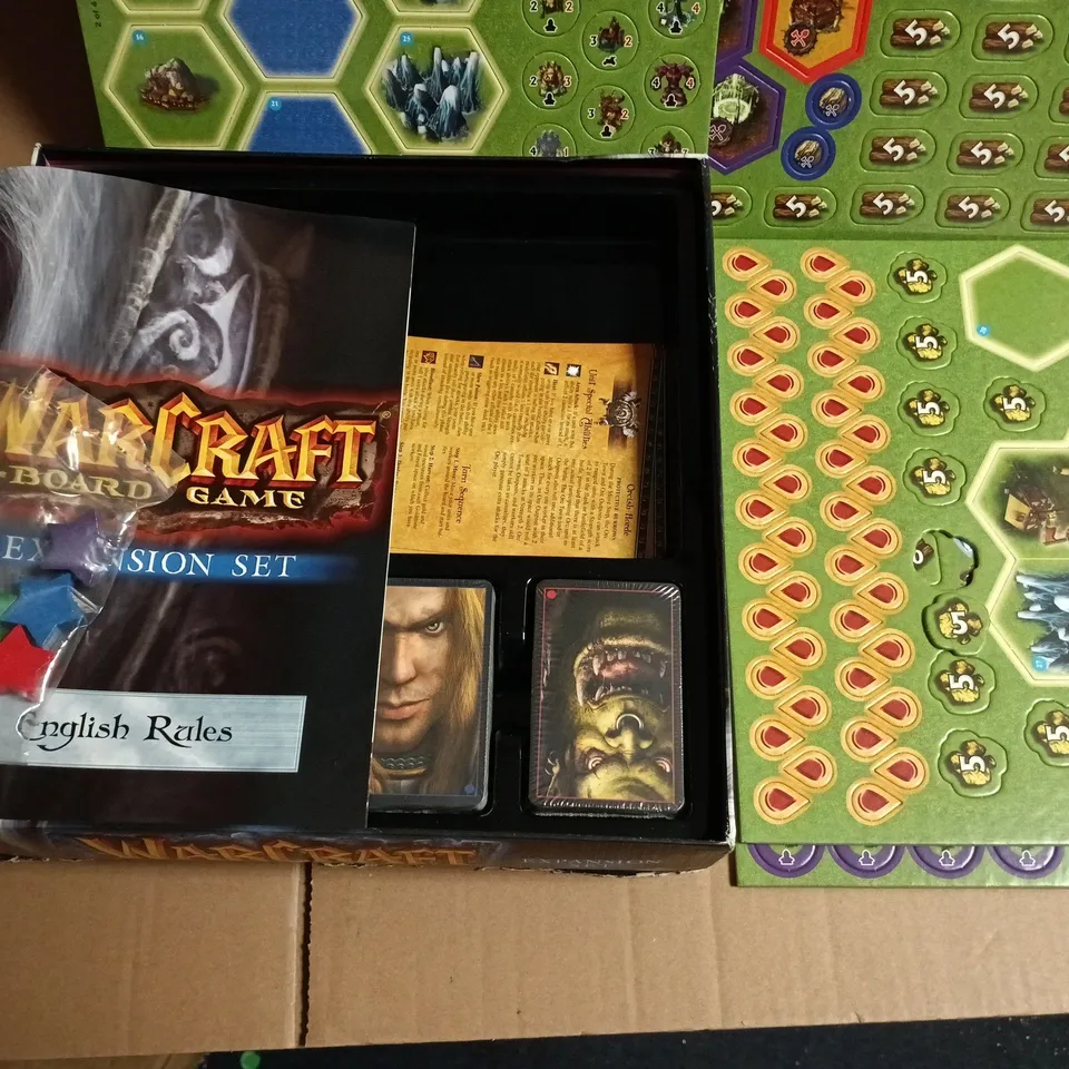 WARCRAFT: THE BOARD GAME EXPANSION SET – ENGLISH RULES, BOXED