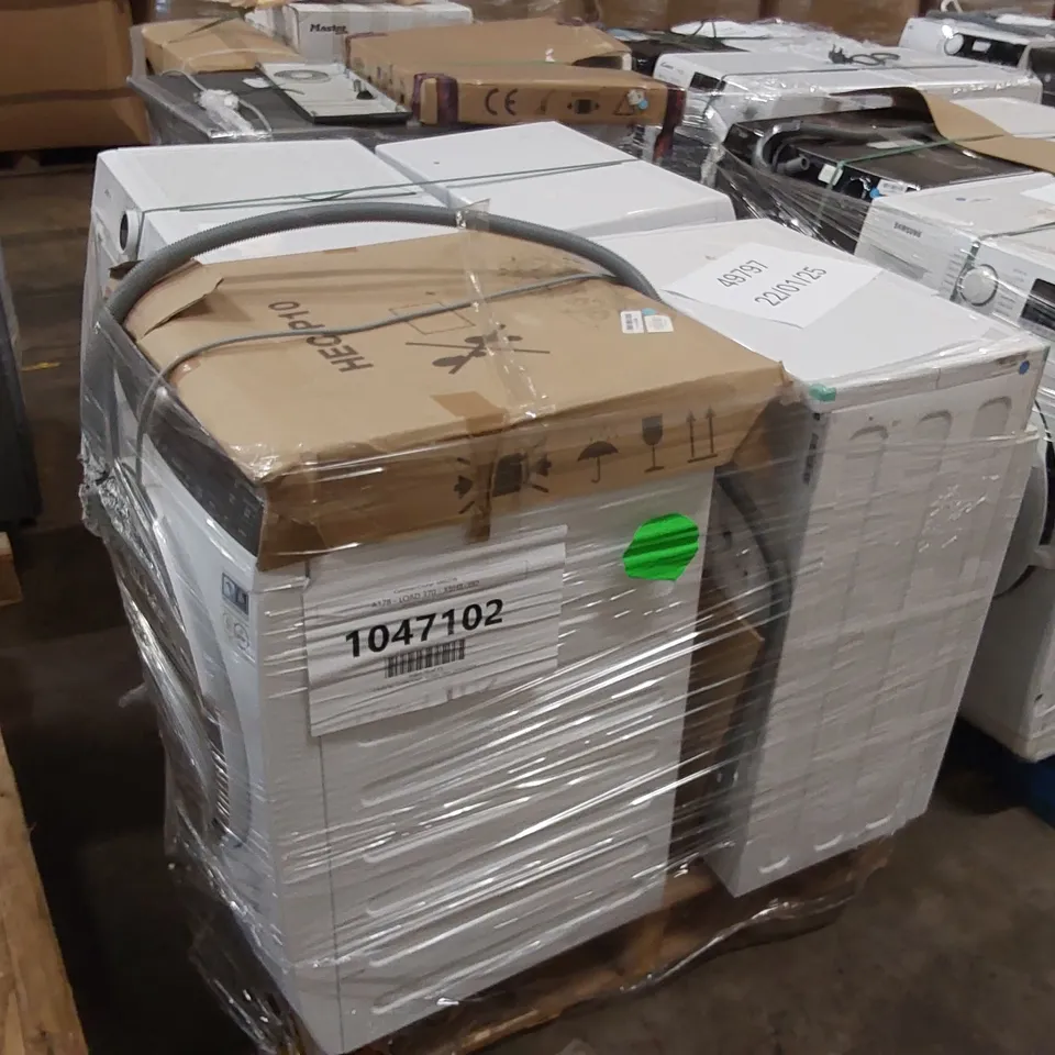 PALLET OF APPROXIMATELY 4 UNPROCESSED RAW RETURN WHITE GOODS TO INCLUDE;