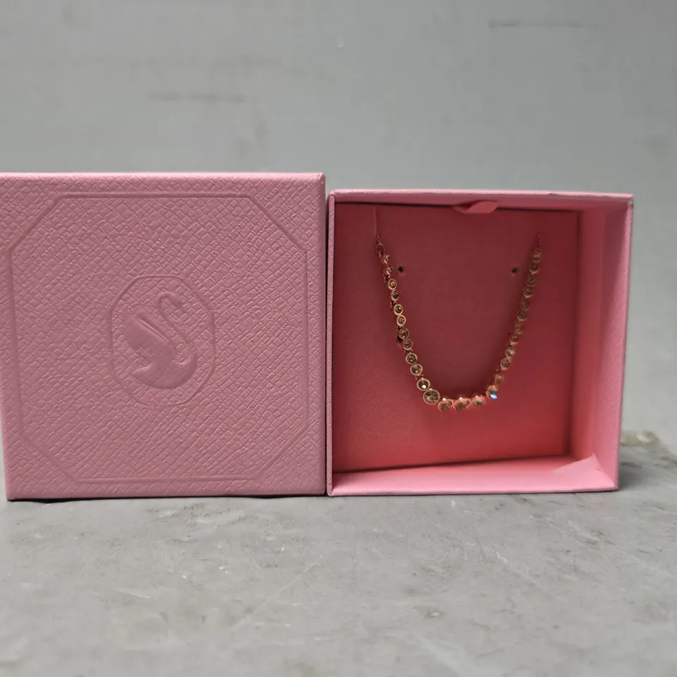 BOXED SWAROVSKI GOLDEN DRAW BANGLE 