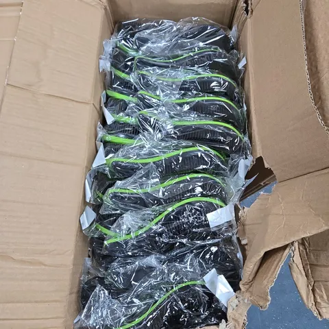 LARGE QUANTITY OF APPROXIMATELY 60 HAIRBRUSHES - GREEN