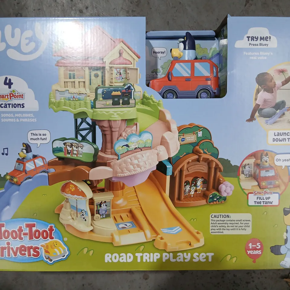 VTECH TOOT-TOOT DRIVERS ROAD TRIP PLAY SET – BLUE'S CLUES (BOXED)