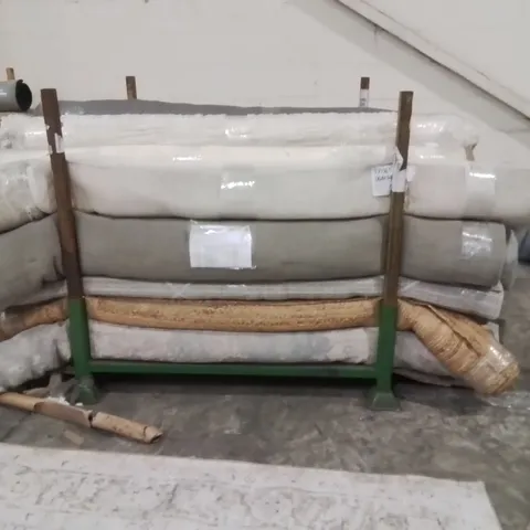 STILLAGE OF APPROXIMATELY 20 QUALITY DESIGNER RUGS