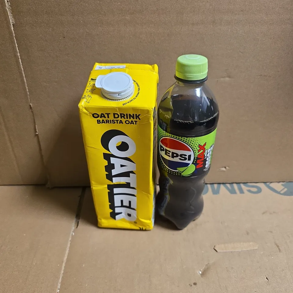 APPROXIMATELY 10 ASSORTED DRINKS TO INCLUDE PEPSI MAX LIME & OATER OAT DRINK