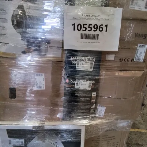 PALLET OF APPROXIMATELY 37 UNPROCESSED RAW RETURN HOUSEHOLD AND ELECTRICAL GOODS TO INCLUDE;
