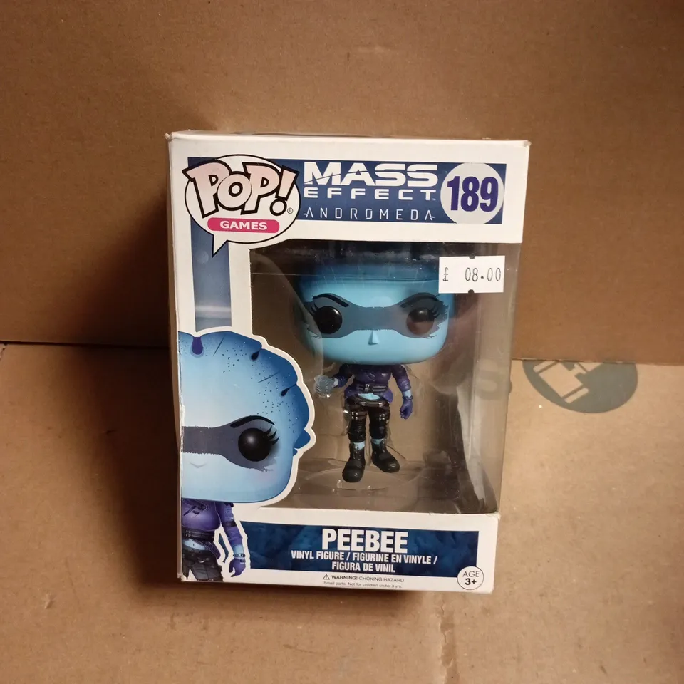 FUNKO POP! MASS EFFECT ANDROMEDA PEEBEE VINYL FIGURE - BOXED, NO. 189
