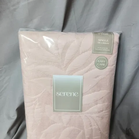SERENE DUVET COVER SET – SINGLE (135 X 200 CM) WITH PILLOWCASE