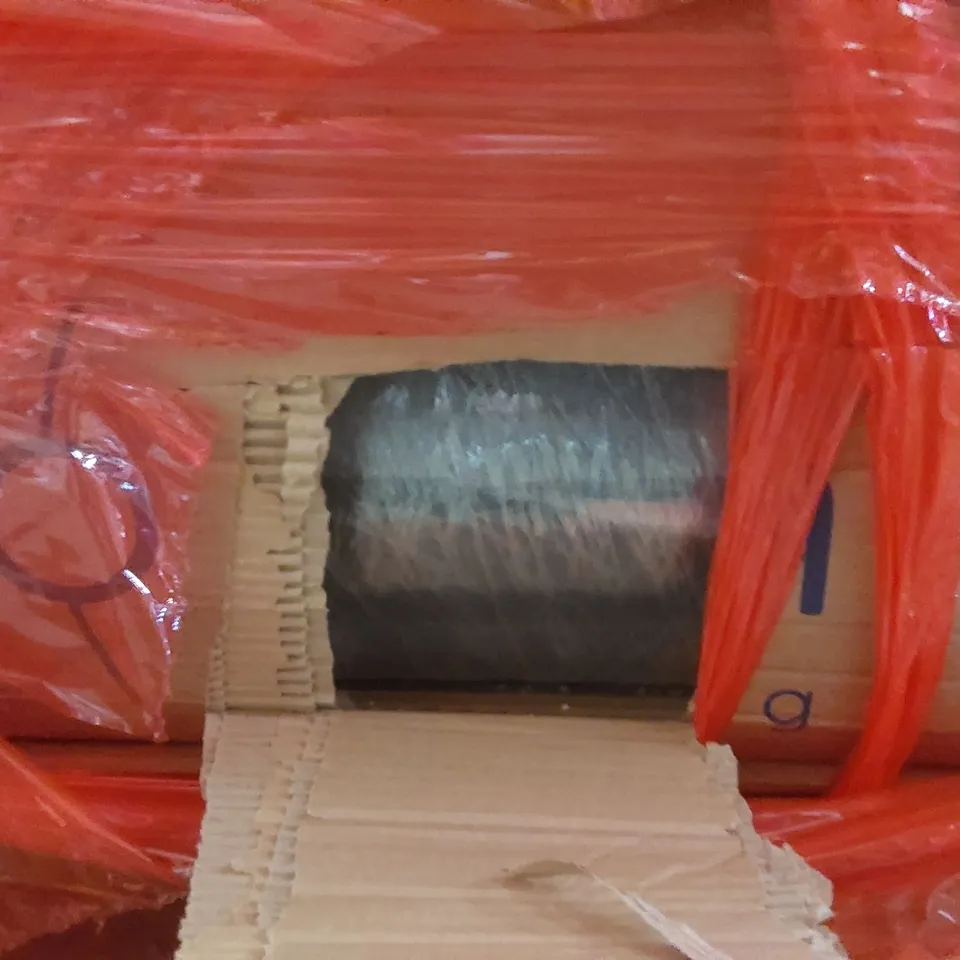 PALLET OF ASSORTED ITEMS TO INCLUDE: AIR FRYER, ROLLED MATTRESS/TOPPER (UNSPECIFIED) ECT