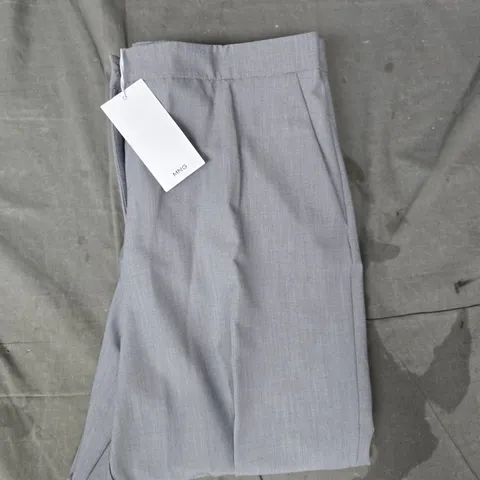 MANGO TROUSERS IN GREY SIZE UK 12