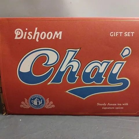 SEALED DISHROOM CHAI GIFT SET ASSAM TEA 