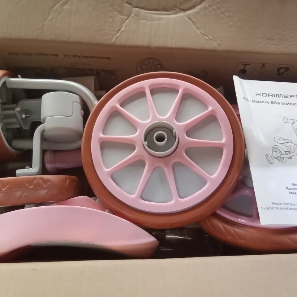 BOXED KORIMEFA KIDS BALANCE BIKE