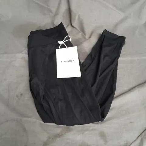 ADANOLA ULTIMATE WRAP OVER LEGGINGS IN BLACK SIZE M