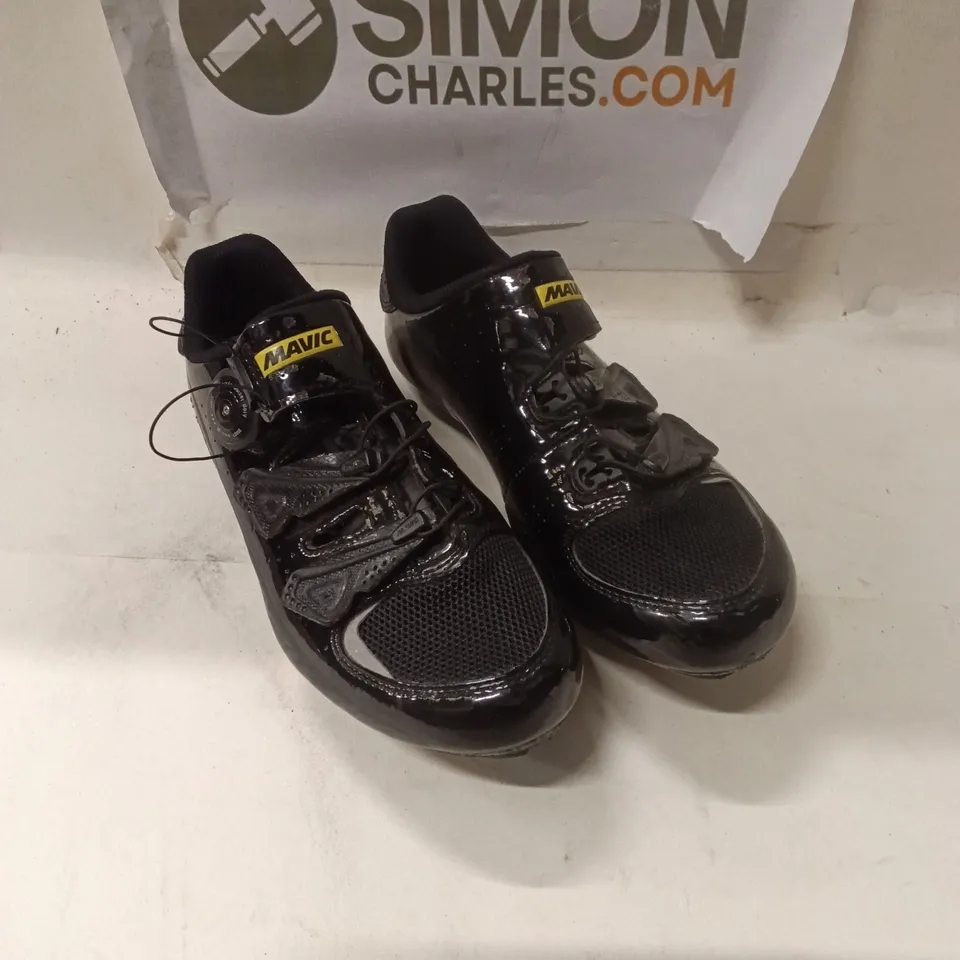 MAVIC CYCLING SHOES – BLACK, CLIPLESS, PERFORMANCE OUTSOLE SIZE UK4