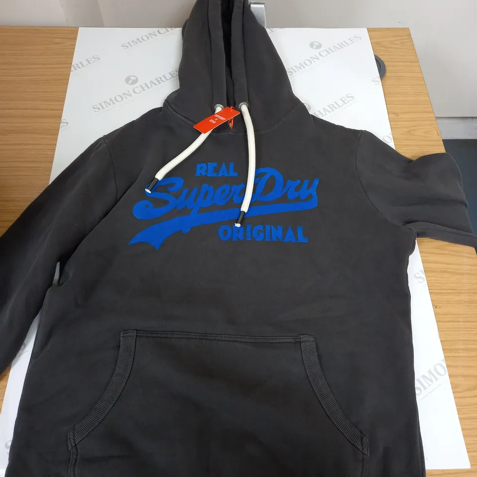 SUPERDRY ORGINAL HOODIE IN GREY - L